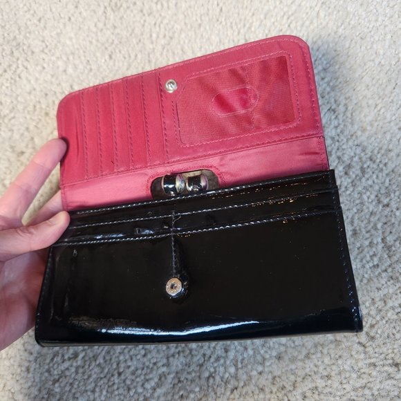 NWOT black patent wallet/clutch - Picture 13 of 13